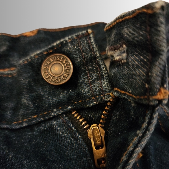 Vintage x 60s “made in Canada” Levi 50729-0217 Dark Blue Jean - Picture 7 of 11